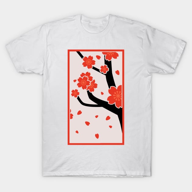 Plain Cherry Blossom T-Shirt by Nishinegi